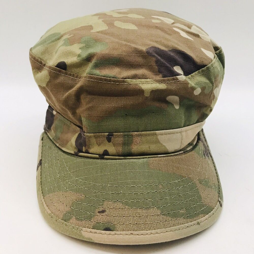 US Army Patrol Cap Unisex 7 5/8 Ripstop Camo Military SPE1C1-14-D-1052 Pocket